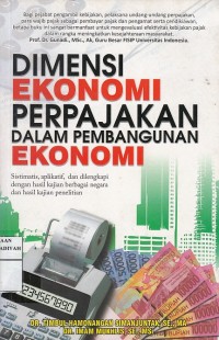 Dimensi Ekonomi Perpajakan dalam Pembangunan Ekonomi