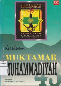 Keputusan Muktamar Muhammadiyah 43