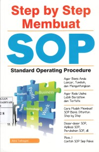 Step by step Membuat SOP ( Standar Operating Procedure )