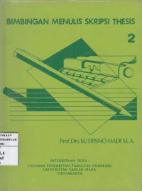 Bimbingan Menulis Skripsi Thesis 2