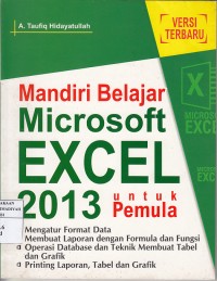 Mandiri Belajar Microsoft Excel 2013 untuk Pemula