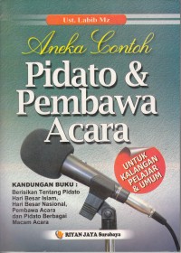 Aneka Contoh Pidato Pembawa Acara