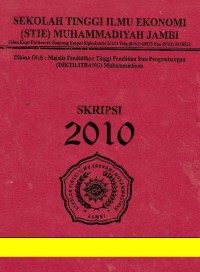 ANALISIS PENGARUH INVESTASI DALAM NEGERI TERHADAP PERTUMBUHAN EKONOMI DI PROVINSI JAMBI