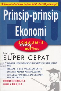 Prinsip-prinsip Ekonomi : Principle of Economics