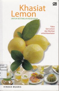 Khasiat Lemon Untuk Kestabilan Kesehatan