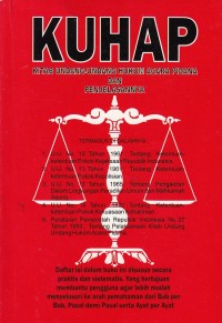 KUHP ( Kitab Undang-Undang Hukum Acara Pidana )