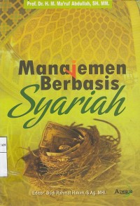 Manajemen Berbasis Syariah