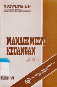 Management Keuangan Jilid 1