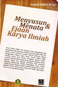 Menyusun & Menata Ejaan Karya Ilmiah