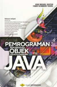 Pemrograman Berorientasi Objek Menggunakan Java