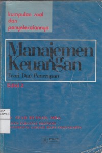 Manajemen Keuangan; Teori dan Penerapan