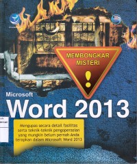 Membongkar Misteri! Microsoft Word 2013